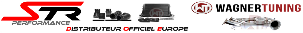 STR Performance Distribuidor Oficial Francia Europa DOM-TOM de la marca WAGNER TUNING - Intercooler intercambiador, bajante, manguera, refrigerador del cargador